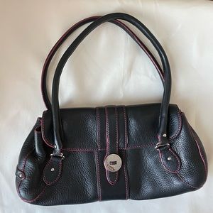 Cole Haan Pebbled Leather Purse in Black
